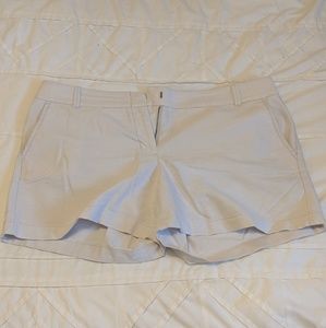 J. Crew Factory Very light grey 3" shorts